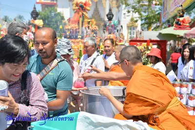 ประมวลภาพงานบวงสรวงใหญ่ท้าวเวสสุวรรณโณ วัดจุฬามณี ปี ๒๕๖๓