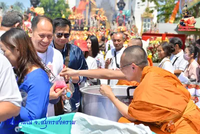 ประมวลภาพงานบวงสรวงใหญ่ท้าวเวสสุวรรณโณ วัดจุฬามณี ปี ๒๕๖๓