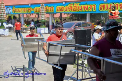 ประมวลภาพงานบวงสรวงใหญ่ท้าวเวสสุวรรณโณ วัดจุฬามณี ปี ๒๕๖๓