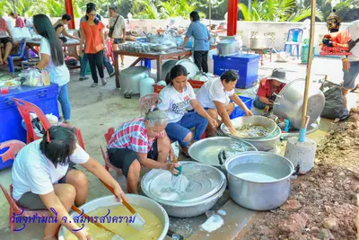 ประมวลภาพงานบวงสรวงใหญ่ท้าวเวสสุวรรณโณ วัดจุฬามณี ปี ๒๕๖๓