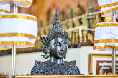 ประมวลภาพพิธีพุทธาภิเษกเทวรูปท้าวเวสสุวรรณ รุ่นเจริญสุข ๖๓ วัดจุฬามณี ปี ๒๕๖๓