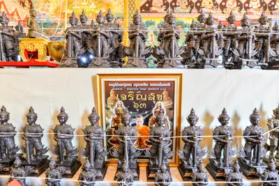 ประมวลภาพพิธีพุทธาภิเษกเทวรูปท้าวเวสสุวรรณ รุ่นเจริญสุข ๖๓ วัดจุฬามณี ปี ๒๕๖๓