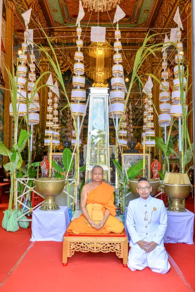 ประมวลภาพพิธีพุทธาภิเษกเทวรูปท้าวเวสสุวรรณ รุ่นเจริญสุข ๖๓ วัดจุฬามณี ปี ๒๕๖๓