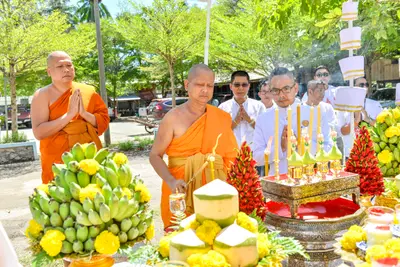 ประมวลภาพพิธีพุทธาภิเษกเทวรูปท้าวเวสสุวรรณ รุ่นเจริญสุข ๖๓ วัดจุฬามณี ปี ๒๕๖๓