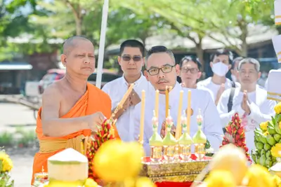 ประมวลภาพพิธีพุทธาภิเษกเทวรูปท้าวเวสสุวรรณ รุ่นเจริญสุข ๖๓ วัดจุฬามณี ปี ๒๕๖๓