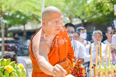ประมวลภาพพิธีพุทธาภิเษกเทวรูปท้าวเวสสุวรรณ รุ่นเจริญสุข ๖๓ วัดจุฬามณี ปี ๒๕๖๓