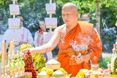 ประมวลภาพพิธีพุทธาภิเษกเทวรูปท้าวเวสสุวรรณ รุ่นเจริญสุข ๖๓ วัดจุฬามณี ปี ๒๕๖๓