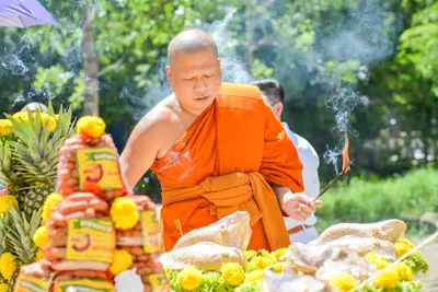 ประมวลภาพพิธีพุทธาภิเษกเทวรูปท้าวเวสสุวรรณ รุ่นเจริญสุข ๖๓ วัดจุฬามณี ปี ๒๕๖๓