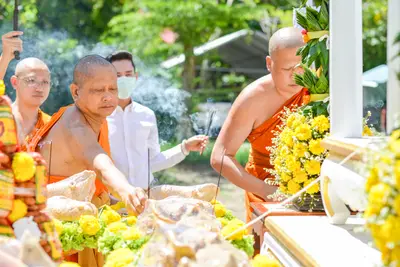 ประมวลภาพพิธีพุทธาภิเษกเทวรูปท้าวเวสสุวรรณ รุ่นเจริญสุข ๖๓ วัดจุฬามณี ปี ๒๕๖๓