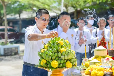 ประมวลภาพพิธีพุทธาภิเษกเทวรูปท้าวเวสสุวรรณ รุ่นเจริญสุข ๖๓ วัดจุฬามณี ปี ๒๕๖๓