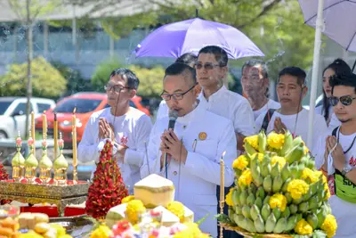 ประมวลภาพพิธีพุทธาภิเษกเทวรูปท้าวเวสสุวรรณ รุ่นเจริญสุข ๖๓ วัดจุฬามณี ปี ๒๕๖๓