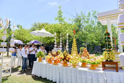 ประมวลภาพพิธีพุทธาภิเษกเทวรูปท้าวเวสสุวรรณ รุ่นเจริญสุข ๖๓ วัดจุฬามณี ปี ๒๕๖๓