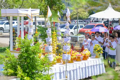ประมวลภาพพิธีพุทธาภิเษกเทวรูปท้าวเวสสุวรรณ รุ่นเจริญสุข ๖๓ วัดจุฬามณี ปี ๒๕๖๓