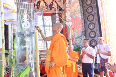 ประมวลภาพพิธีพุทธาภิเษกเทวรูปท้าวเวสสุวรรณ รุ่นเจริญสุข ๖๓ วัดจุฬามณี ปี ๒๕๖๓