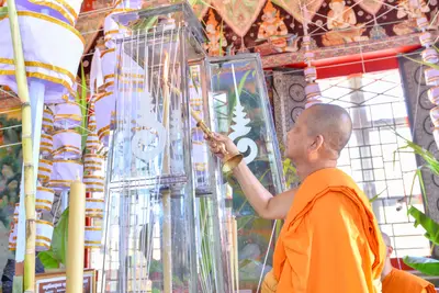 ประมวลภาพพิธีพุทธาภิเษกเทวรูปท้าวเวสสุวรรณ รุ่นเจริญสุข ๖๓ วัดจุฬามณี ปี ๒๕๖๓