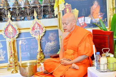 ประมวลภาพพิธีพุทธาภิเษกเทวรูปท้าวเวสสุวรรณ รุ่นเจริญสุข ๖๓ วัดจุฬามณี ปี ๒๕๖๓