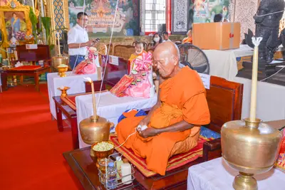 ประมวลภาพพิธีพุทธาภิเษกเทวรูปท้าวเวสสุวรรณ รุ่นเจริญสุข ๖๓ วัดจุฬามณี ปี ๒๕๖๓