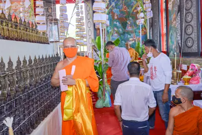 ประมวลภาพพิธีพุทธาภิเษกเทวรูปท้าวเวสสุวรรณ รุ่นเจริญสุข ๖๓ วัดจุฬามณี ปี ๒๕๖๓