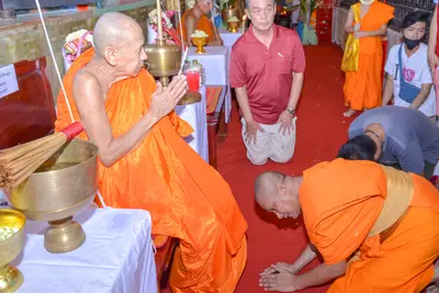 ประมวลภาพพิธีพุทธาภิเษกเทวรูปท้าวเวสสุวรรณ รุ่นเจริญสุข ๖๓ วัดจุฬามณี ปี ๒๕๖๓