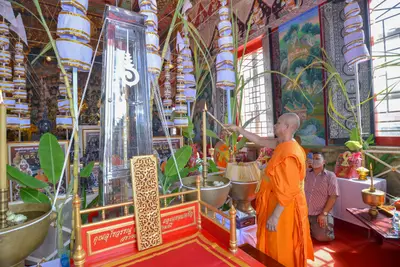 ประมวลภาพพิธีพุทธาภิเษกเทวรูปท้าวเวสสุวรรณ รุ่นเจริญสุข ๖๓ วัดจุฬามณี ปี ๒๕๖๓