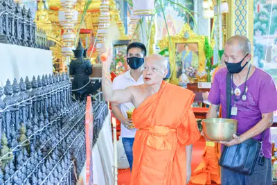 ประมวลภาพพิธีพุทธาภิเษกเทวรูปท้าวเวสสุวรรณ รุ่นเจริญสุข ๖๓ วัดจุฬามณี ปี ๒๕๖๓