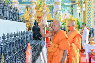 ประมวลภาพพิธีพุทธาภิเษกเทวรูปท้าวเวสสุวรรณ รุ่นเจริญสุข ๖๓ วัดจุฬามณี ปี ๒๕๖๓