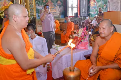 ประมวลภาพพิธีพุทธาภิเษกเทวรูปท้าวเวสสุวรรณ รุ่นเจริญสุข ๖๓ วัดจุฬามณี ปี ๒๕๖๓