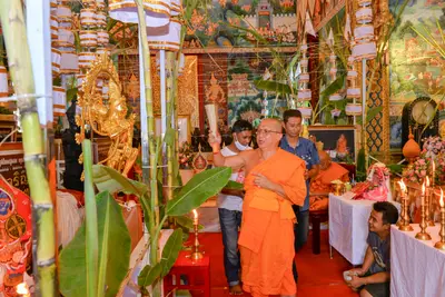 ประมวลภาพพิธีพุทธาภิเษกเทวรูปท้าวเวสสุวรรณ รุ่นเจริญสุข ๖๓ วัดจุฬามณี ปี ๒๕๖๓