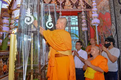 ประมวลภาพพิธีพุทธาภิเษกเทวรูปท้าวเวสสุวรรณ รุ่นเจริญสุข ๖๓ วัดจุฬามณี ปี ๒๕๖๓