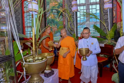 ประมวลภาพพิธีพุทธาภิเษกเทวรูปท้าวเวสสุวรรณ รุ่นเจริญสุข ๖๓ วัดจุฬามณี ปี ๒๕๖๓