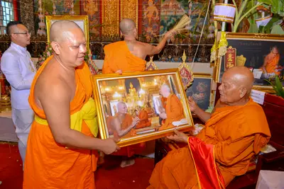 ประมวลภาพพิธีพุทธาภิเษกเทวรูปท้าวเวสสุวรรณ รุ่นเจริญสุข ๖๓ วัดจุฬามณี ปี ๒๕๖๓