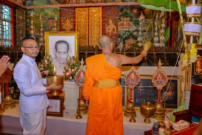 ประมวลภาพพิธีพุทธาภิเษกเทวรูปท้าวเวสสุวรรณ รุ่นเจริญสุข ๖๓ วัดจุฬามณี ปี ๒๕๖๓
