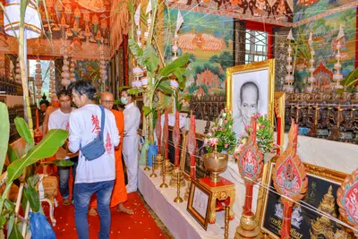 ประมวลภาพพิธีพุทธาภิเษกเทวรูปท้าวเวสสุวรรณ รุ่นเจริญสุข ๖๓ วัดจุฬามณี ปี ๒๕๖๓