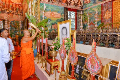 ประมวลภาพพิธีพุทธาภิเษกเทวรูปท้าวเวสสุวรรณ รุ่นเจริญสุข ๖๓ วัดจุฬามณี ปี ๒๕๖๓