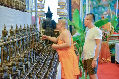 ประมวลภาพพิธีพุทธาภิเษกเทวรูปท้าวเวสสุวรรณ รุ่นเจริญสุข ๖๓ วัดจุฬามณี ปี ๒๕๖๓