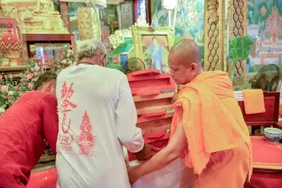ประมวลภาพพิธีพุทธาภิเษกเทวรูปท้าวเวสสุวรรณ รุ่นเจริญสุข ๖๓ วัดจุฬามณี ปี ๒๕๖๓