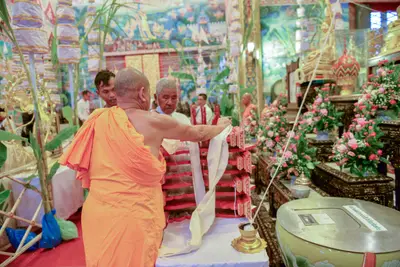 ประมวลภาพพิธีพุทธาภิเษกเทวรูปท้าวเวสสุวรรณ รุ่นเจริญสุข ๖๓ วัดจุฬามณี ปี ๒๕๖๓