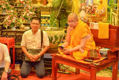 ประมวลภาพพิธีพุทธาภิเษกเทวรูปท้าวเวสสุวรรณ รุ่นเจริญสุข ๖๓ วัดจุฬามณี ปี ๒๕๖๓