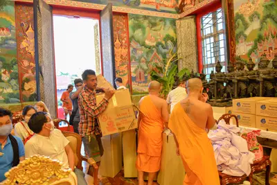 ประมวลภาพพิธีพุทธาภิเษกเทวรูปท้าวเวสสุวรรณ รุ่นเจริญสุข ๖๓ วัดจุฬามณี ปี ๒๕๖๓