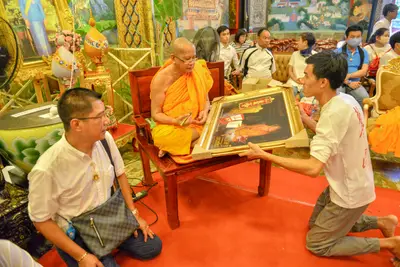 ประมวลภาพพิธีพุทธาภิเษกเทวรูปท้าวเวสสุวรรณ รุ่นเจริญสุข ๖๓ วัดจุฬามณี ปี ๒๕๖๓