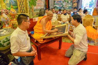 ประมวลภาพพิธีพุทธาภิเษกเทวรูปท้าวเวสสุวรรณ รุ่นเจริญสุข ๖๓ วัดจุฬามณี ปี ๒๕๖๓