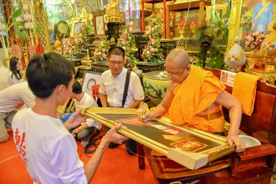 ประมวลภาพพิธีพุทธาภิเษกเทวรูปท้าวเวสสุวรรณ รุ่นเจริญสุข ๖๓ วัดจุฬามณี ปี ๒๕๖๓