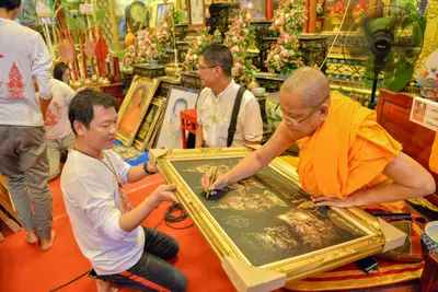ประมวลภาพพิธีพุทธาภิเษกเทวรูปท้าวเวสสุวรรณ รุ่นเจริญสุข ๖๓ วัดจุฬามณี ปี ๒๕๖๓