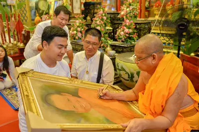 ประมวลภาพพิธีพุทธาภิเษกเทวรูปท้าวเวสสุวรรณ รุ่นเจริญสุข ๖๓ วัดจุฬามณี ปี ๒๕๖๓