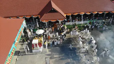 ประมวลภาพพิธีเททองหล่อพระพุทธชินราชจำลอง วัดจุฬามณี ปี ๒๕๖๓