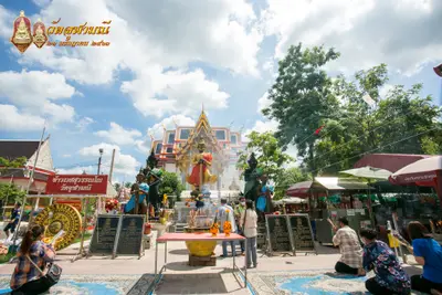 ประมวลภาพพิธีเททองหล่อพระพุทธชินราชจำลอง วัดจุฬามณี ปี ๒๕๖๓