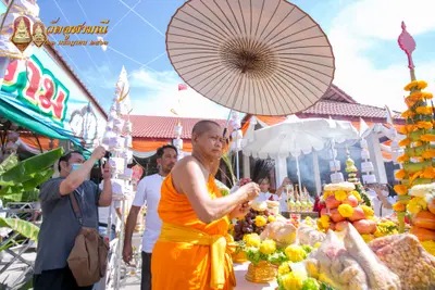ประมวลภาพพิธีเททองหล่อพระพุทธชินราชจำลอง วัดจุฬามณี ปี ๒๕๖๓