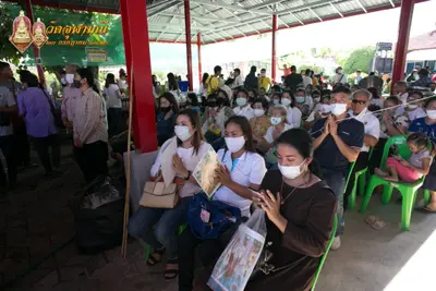 ประมวลภาพพิธีเททองหล่อพระพุทธชินราชจำลอง วัดจุฬามณี ปี ๒๕๖๓