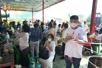ประมวลภาพพิธีเททองหล่อพระพุทธชินราชจำลอง วัดจุฬามณี ปี ๒๕๖๓