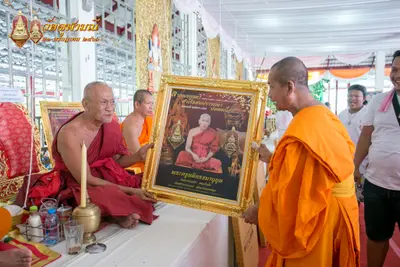 ประมวลภาพพิธีเททองหล่อพระพุทธชินราชจำลอง วัดจุฬามณี ปี ๒๕๖๓